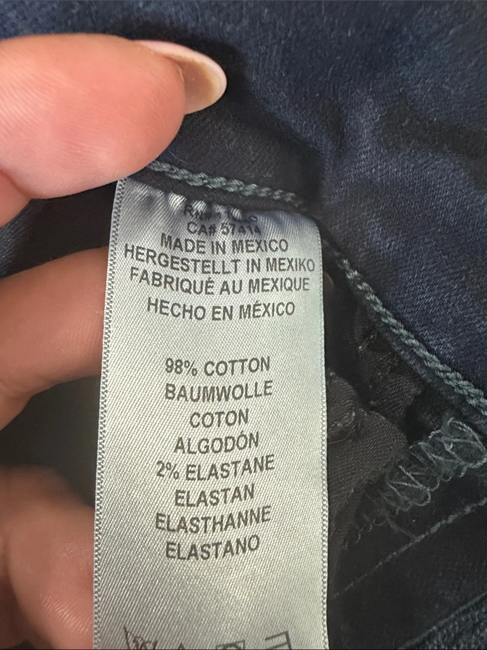True Religion Dark Wash Rocco Relaxed Skinny Denim Jeans.  Sz 33